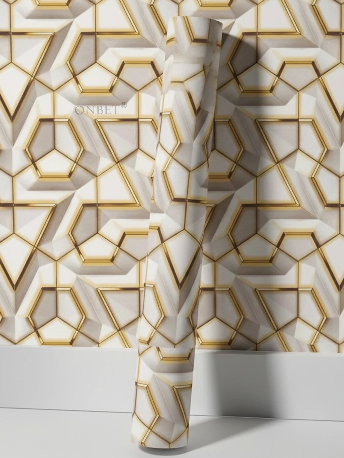 Onbet 300 cm x 45 cm Waterproof Decorative Vinyl Wallpaper