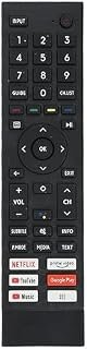 Compatible with Hisense Smart Tv Remote Without Voice - Hot Keys Netflix Prime Video YouTube Music Google Play Apps and YouTube Use for LCD LED OLED QLED UHD 4K Android TVs.