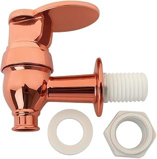 Reiiruby Design Rose Gold Plastic Tap for Water Dispensers | Compatible with Matka, Copper Pot, Kitchen Sink, Home Filter | Copper Color Touch Type Faucet with Fittings